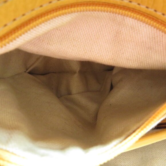 Michael Kors Heavy Leather and canvas handbag Zipper - Picture 6 of 13